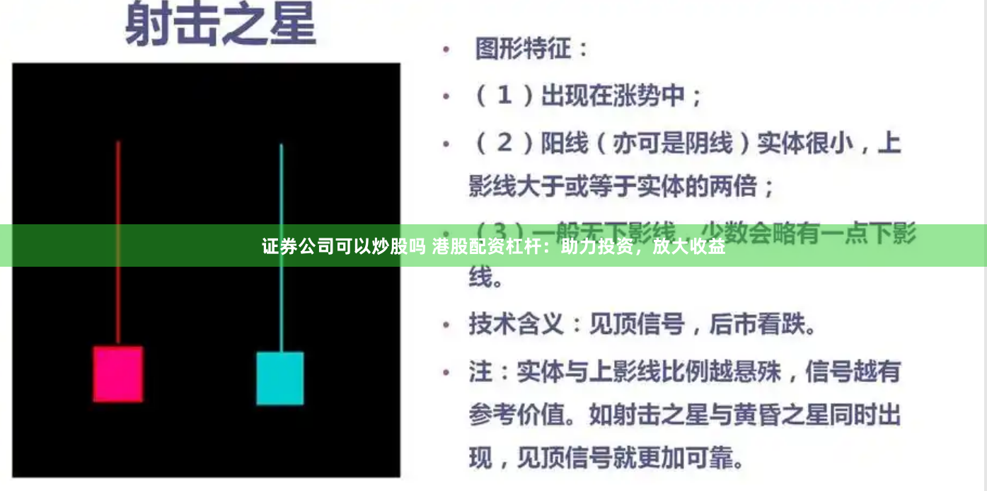 证券公司可以炒股吗 港股配资杠杆：助力投资，放大收益